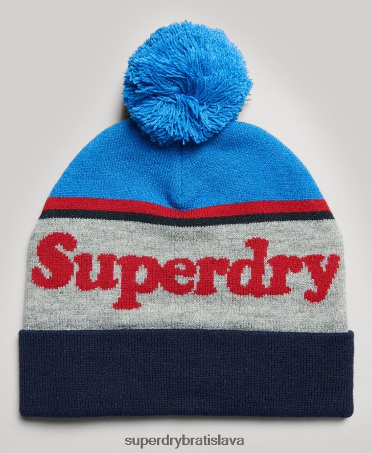 Superdry ženy Čiapka s podstatným logom 6B4ZTR4233 príslušenstvo námorníctvo