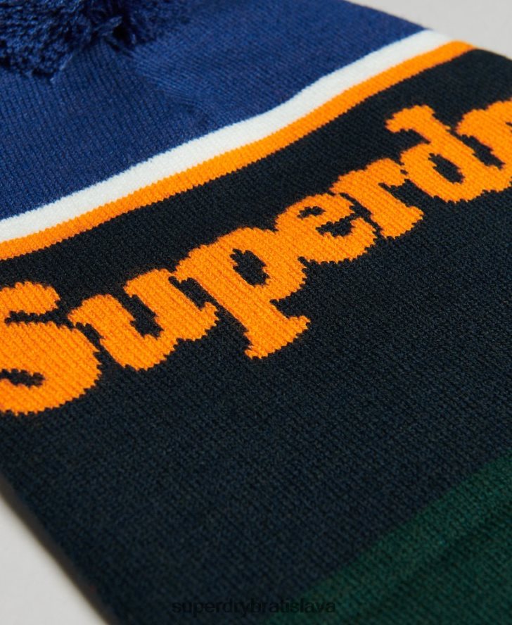 Superdry ženy Čiapka s podstatným logom 6B4ZTR4234 príslušenstvo námorníctvo