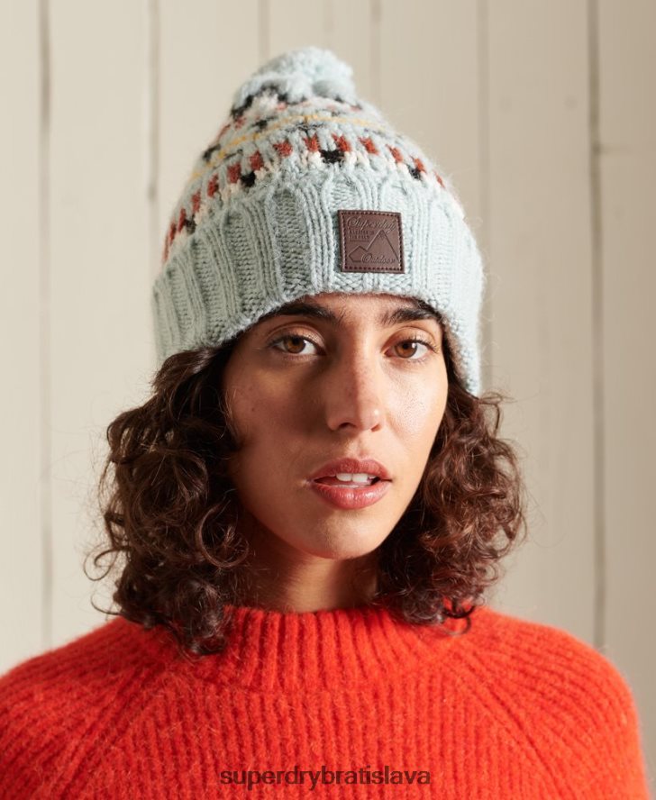 Superdry ženy intarziová čiapka 6B4ZTR4310 príslušenstvo Modrá