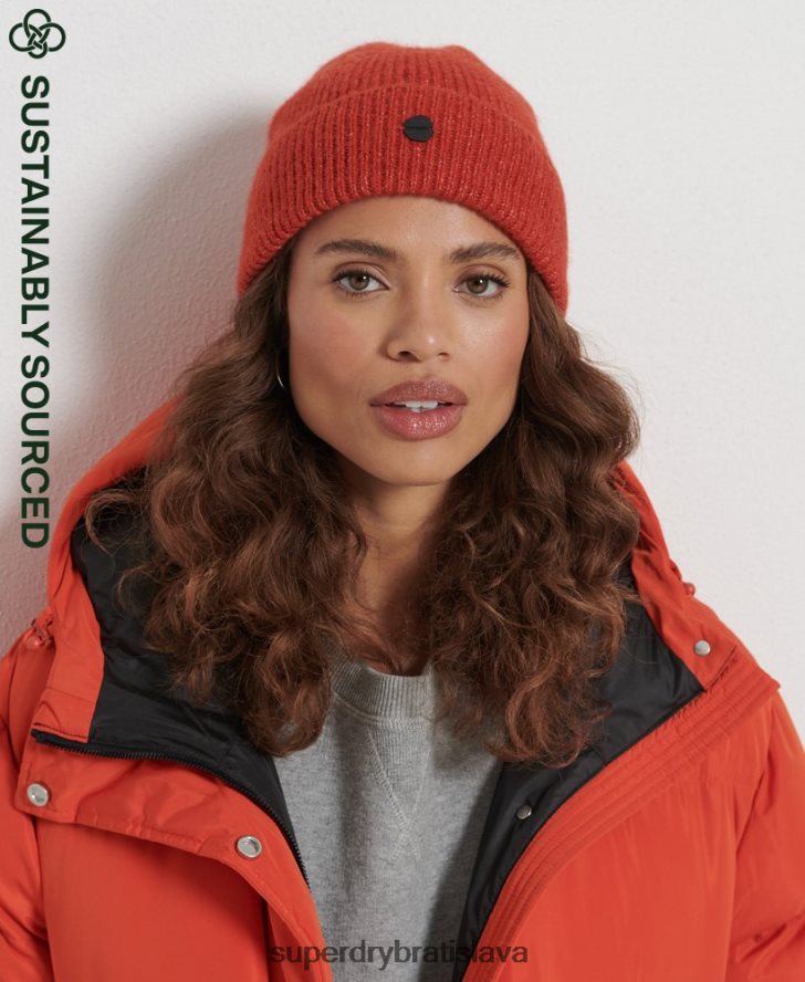 Superdry ženy luxusná čiapka 6B4ZTR6608 príslušenstvo červená