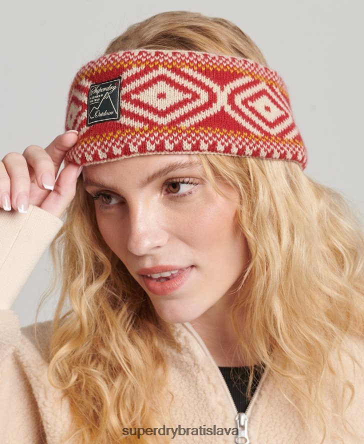 Superdry ženy pletená čelenka 6B4ZTR4281 príslušenstvo opálenie