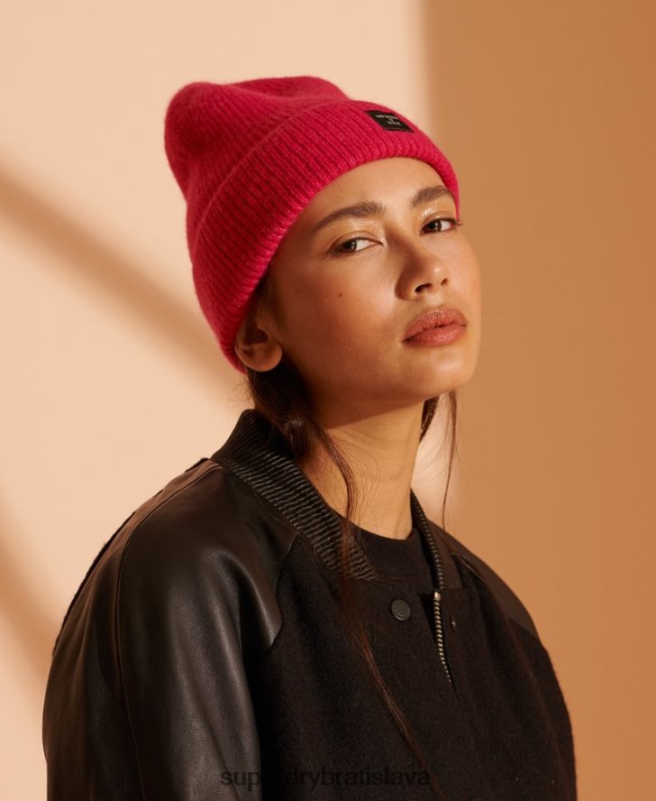 Superdry ženy super luxusná čiapka 6B4ZTR4317 príslušenstvo Ružová