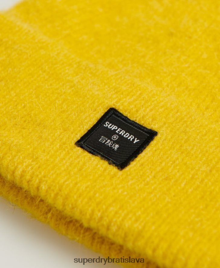 Superdry ženy super luxusná čiapka 6B4ZTR4318 príslušenstvo žltá