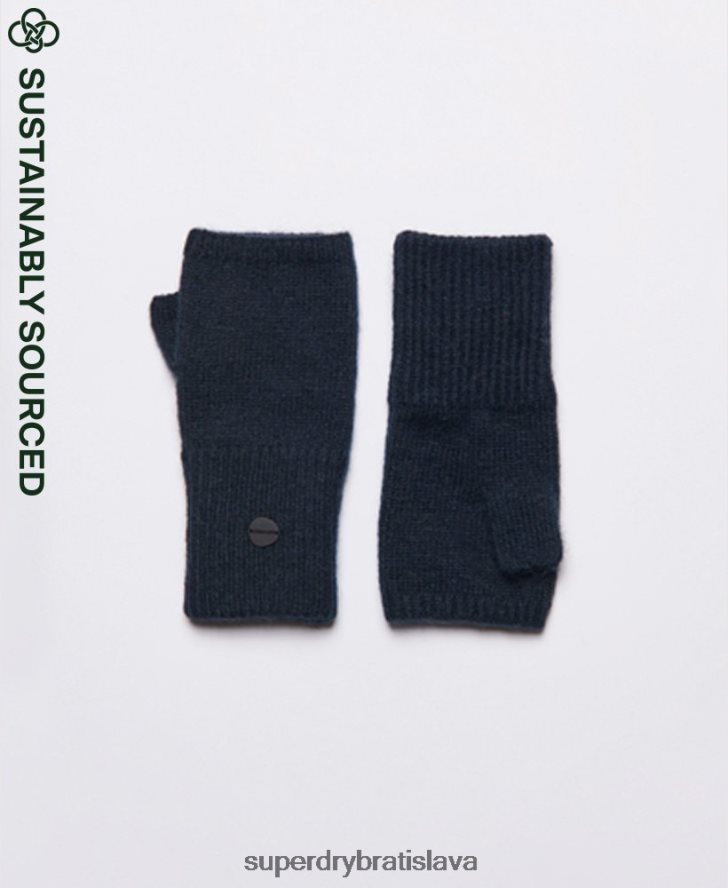 Superdry ženy Studios luxusné polovičné rukavice 6B4ZTR4291 príslušenstvo námorníctvo