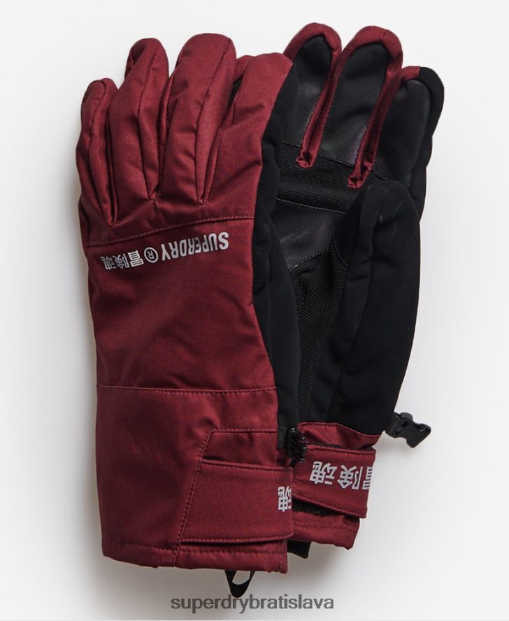 Superdry ženy snehové rukavice 6B4ZTR4111 príslušenstvo Fialová
