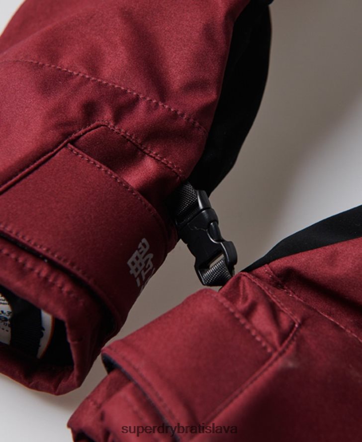 Superdry ženy snehové rukavice 6B4ZTR4111 príslušenstvo Fialová