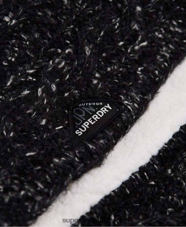 Superdry ženy gracie káblové snood 6B4ZTR4326 príslušenstvo čierna