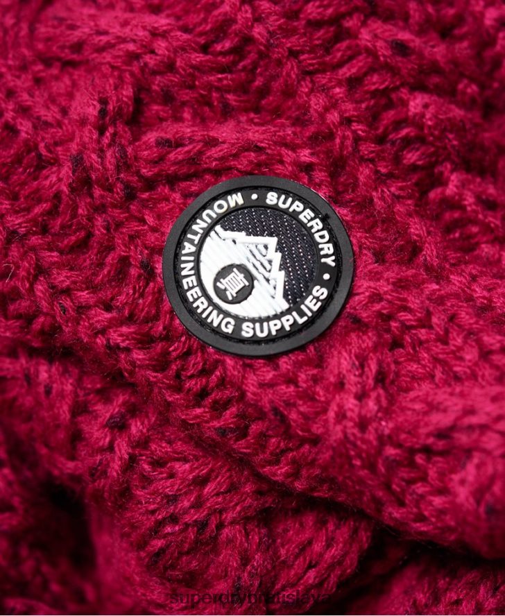 Superdry ženy gracie káblové snood 6B4ZTR4336 príslušenstvo Ružová