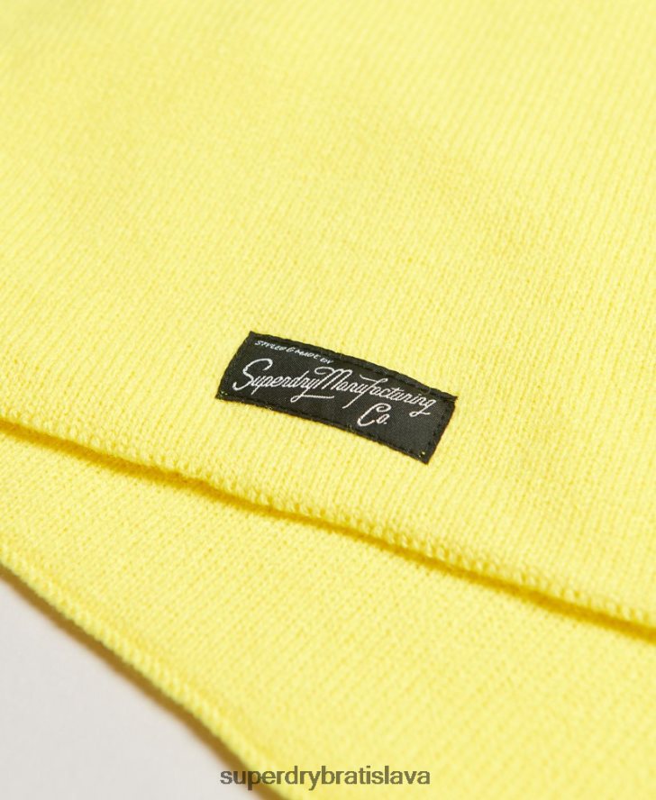 Superdry ženy klasický vintage šál 6B4ZTR4230 príslušenstvo žltá