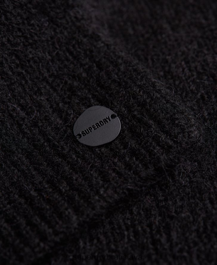 Superdry ženy luxusný šál 6B4ZTR6617 príslušenstvo čierna