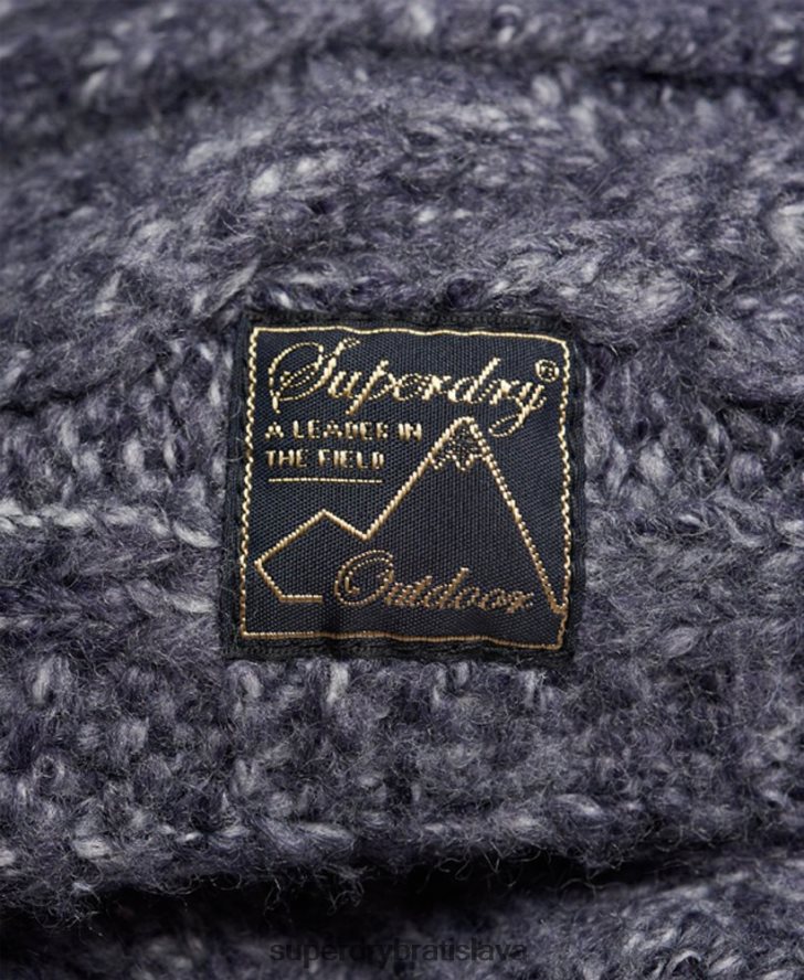 Superdry ženy tvídový káblový snood 6B4ZTR4302 príslušenstvo námorníctvo