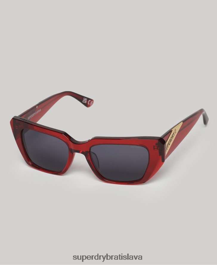 Superdry ženy uhlové slnečné okuliare sdr 90. rokov 6B4ZTR2086 príslušenstvo červená