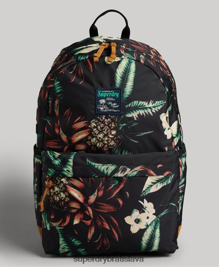 Superdry ženy batoh montana s potlačou 6B4ZTR4217 príslušenstvo čierna