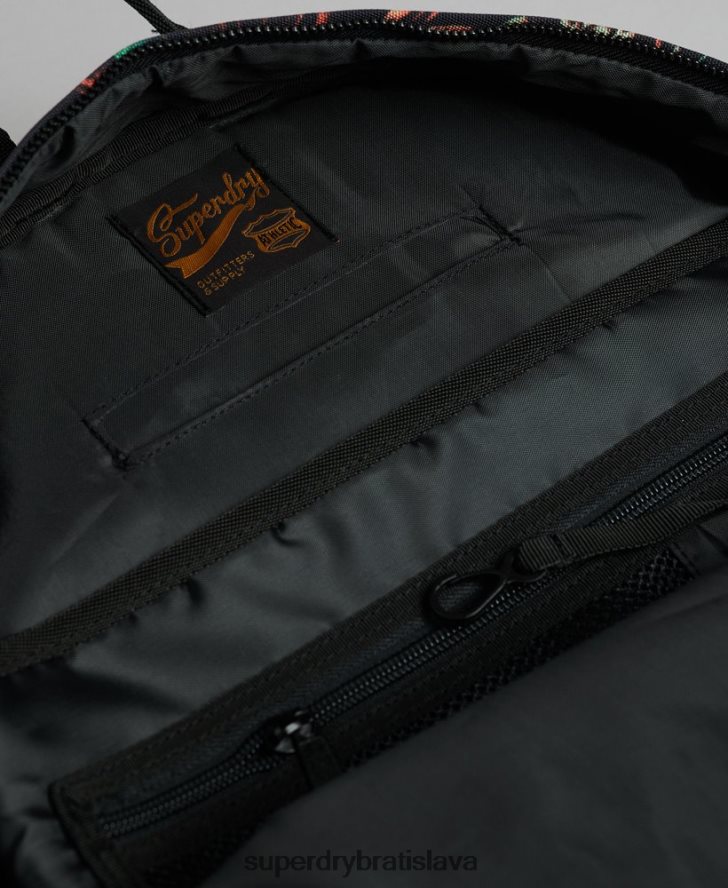 Superdry ženy batoh montana s potlačou 6B4ZTR4217 príslušenstvo čierna