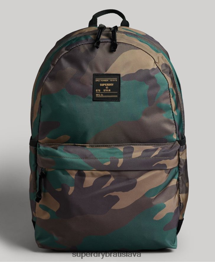Superdry ženy batoh montana s potlačou 6B4ZTR4225 príslušenstvo zelená