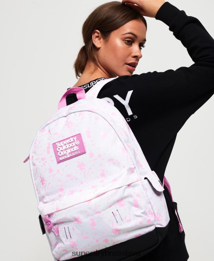 Superdry ženy tlačové vydanie zmena farby batoh montana 6B4ZTR4331 príslušenstvo biely