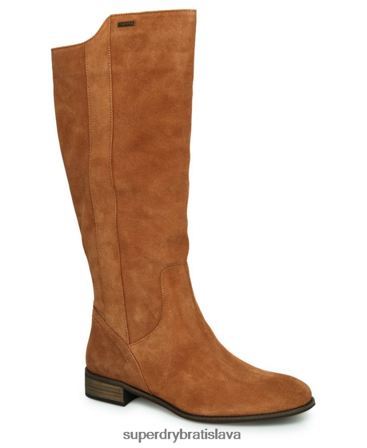 Superdry ženy Layla môže vysoké čižmy 6B4ZTR4430 topánky opálenie