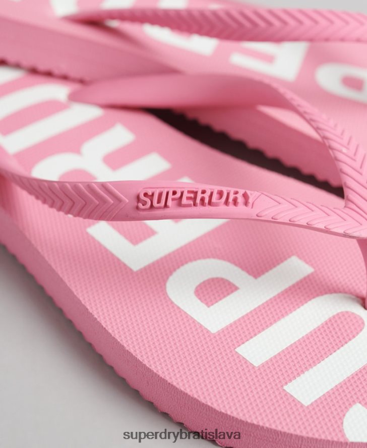 Superdry ženy code core športové žabky 6B4ZTR4366 topánky Ružová