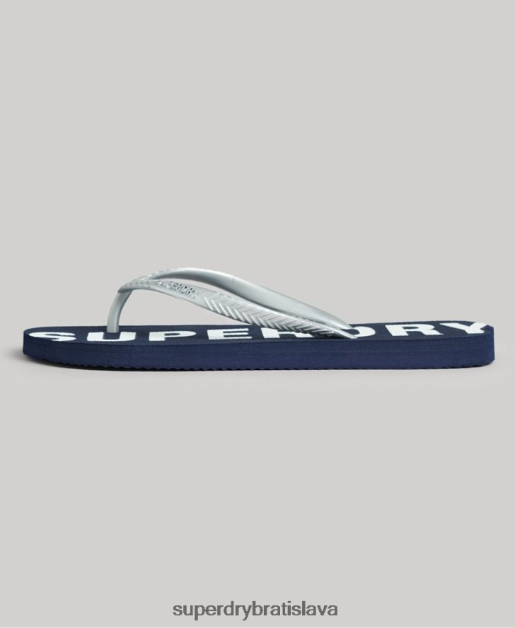 Superdry ženy code core športové žabky 6B4ZTR4376 topánky námorníctvo