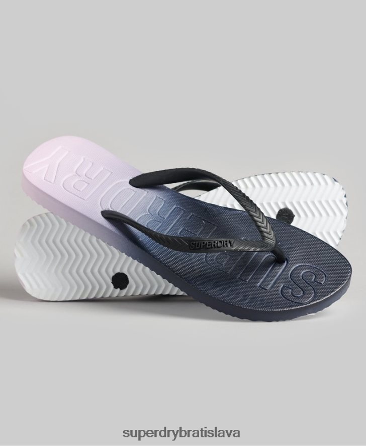 Superdry ženy kód dip dye žabky 6B4ZTR6690 topánky námorníctvo