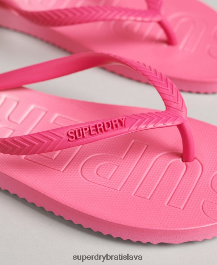 Superdry ženy kód dip dye žabky 6B4ZTR6751 topánky Ružová