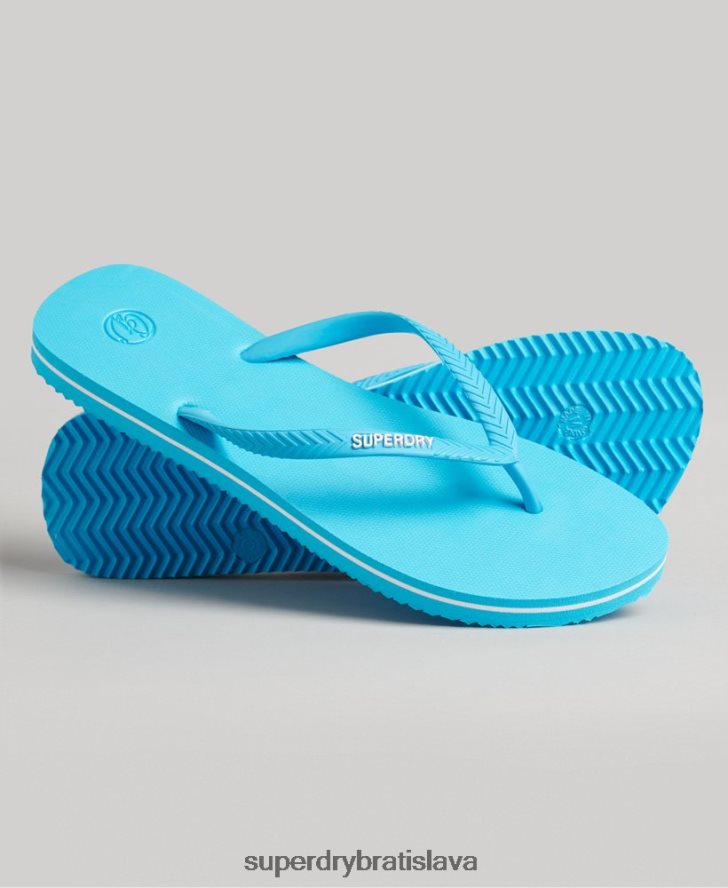 Superdry ženy vintage klasické žabky 6B4ZTR4368 topánky Modrá