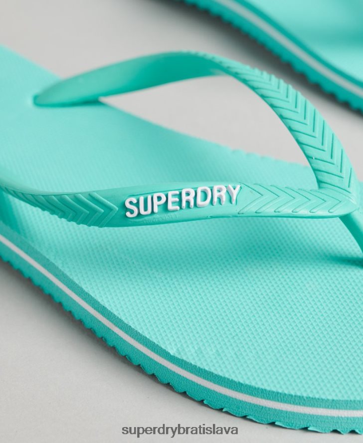 Superdry ženy vintage klasické žabky 6B4ZTR4386 topánky Modrá