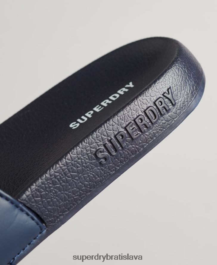 Superdry ženy kĺzačky jadrového bazéna 6B4ZTR4370 topánky námorníctvo