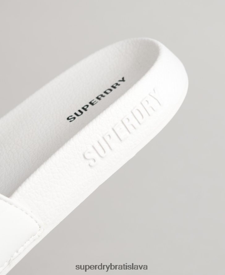 Superdry ženy kĺzačky jadrového bazéna 6B4ZTR4383 topánky biely