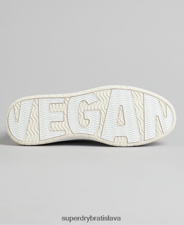 Superdry ženy Vintage vegan košíkové nízke tenisky 6B4ZTR4365 topánky biely