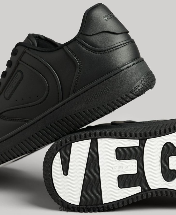 Superdry ženy robustné vegánske košele 6B4ZTR4425 topánky čierna