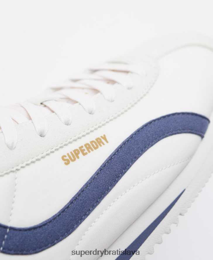 Superdry ženy vegánske retro bežecké topánky 6B4ZTR4418 topánky Modrá