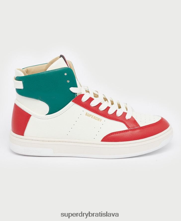 Superdry ženy vegan basket lux tenisky 6B4ZTR4406 topánky biely