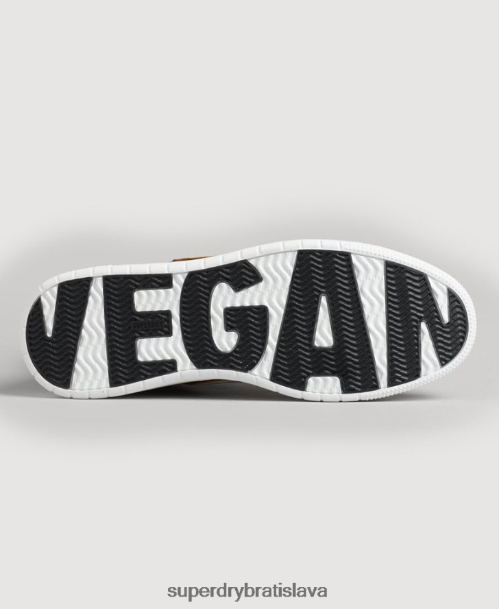 Superdry ženy vintage vegánsky košík vysoké tenisky 6B4ZTR4348 topánky čierna