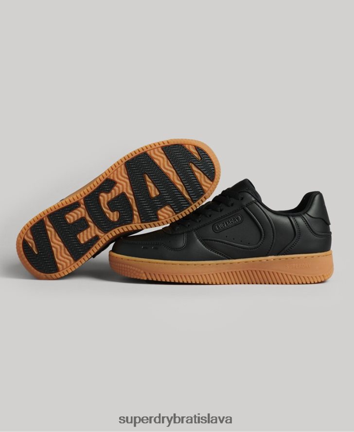 Superdry ženy robustné vegánske košele 6B4ZTR4349 topánky čierna
