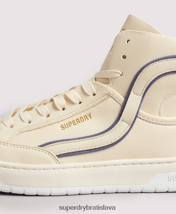 Superdry ženy vintage vegánsky košík vysoké tenisky 6B4ZTR6729 topánky nahá